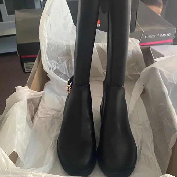 Gian Bernini   Black Over the Knee Boots brand new boots from Greece - Picture 4 of 7